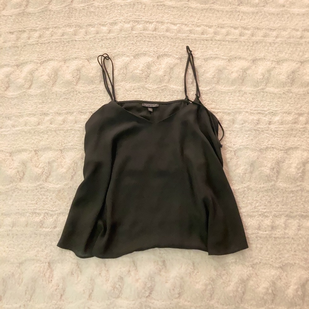 TOPSHOP Black Tank Top